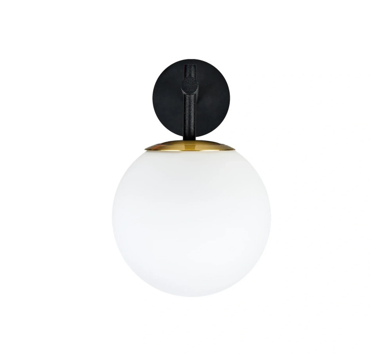 Бра (світильник настінний) Opal W150 Black/Brass3